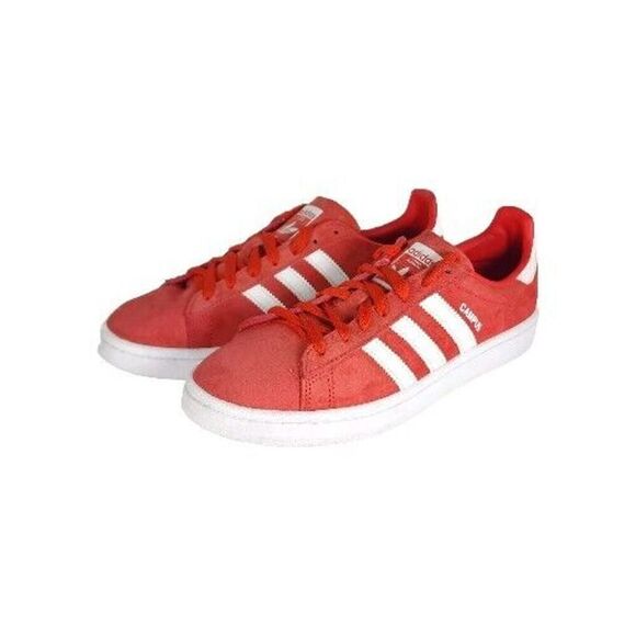 Adidas Men's Samba US 9 Red Suede Low-Cut Sneakers Shoes LHG 029003 - Picture 1 of 16